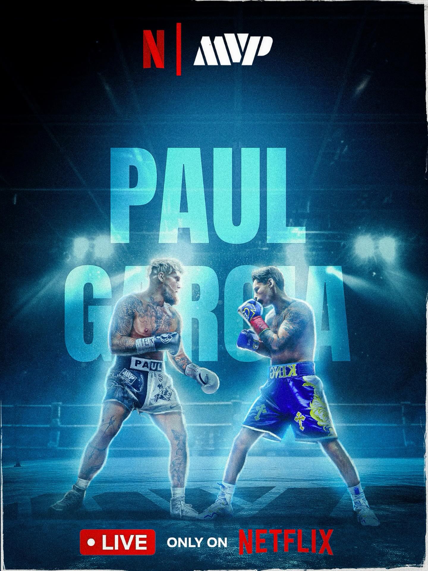 Paul vs Garcia custom poster design