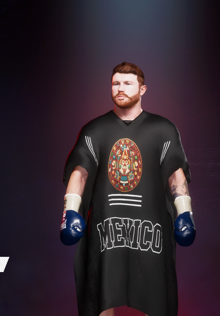 Black Mexico Canelo robe