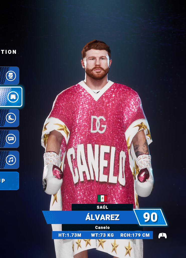 Pink Canelo robe