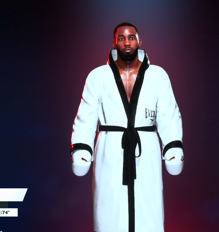 White and black robe
