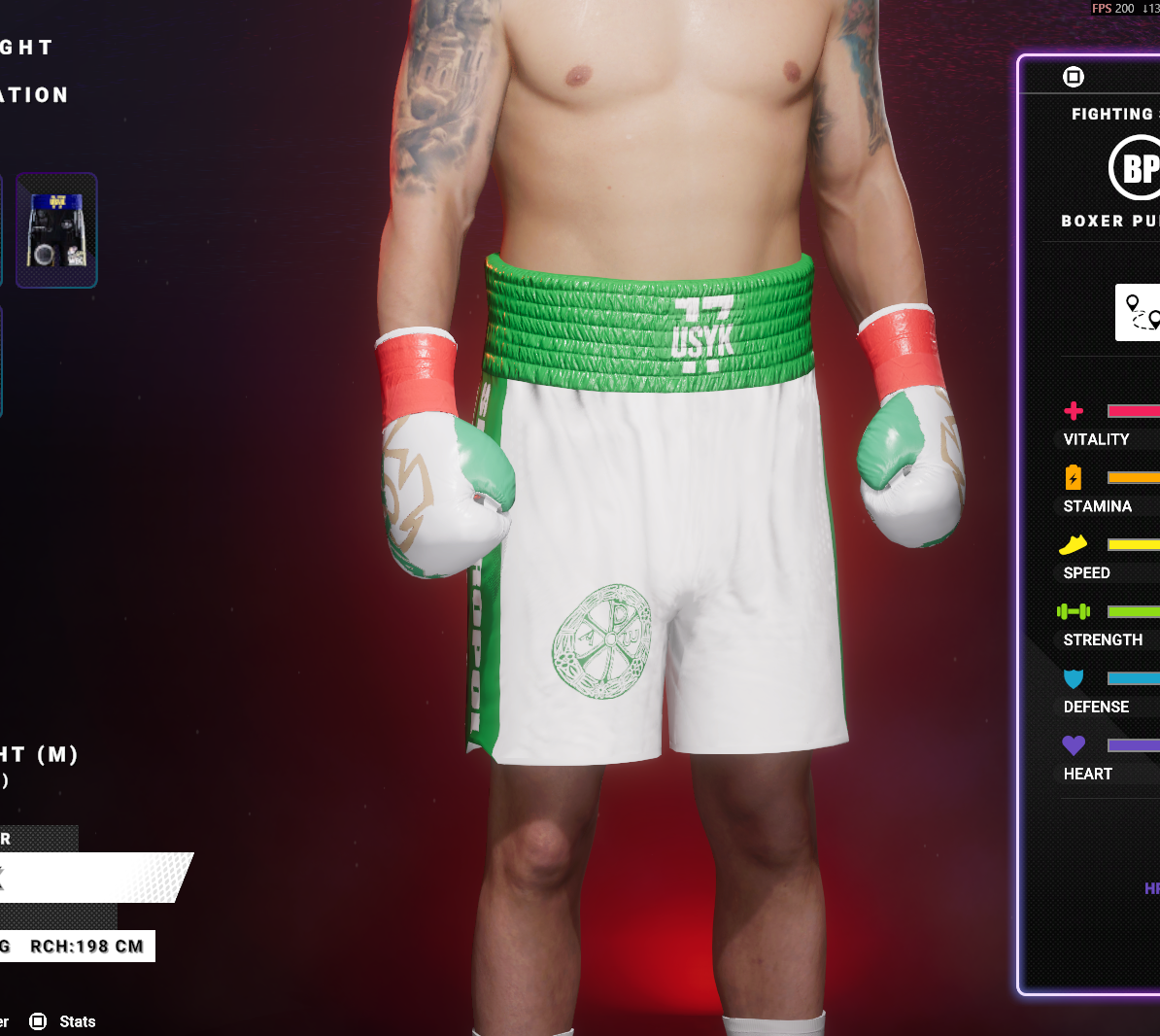 Usyk vs Witherspoon UFK Exclusive kit